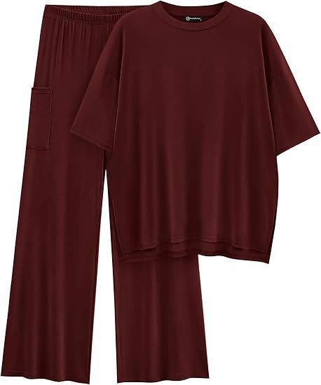 FILTA™ - Leger geschnittenes Basic-Oberteil und Hose mit Gummizugbund im Set