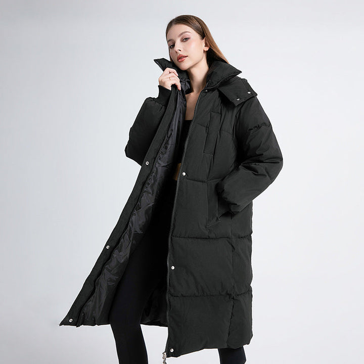 GIGATY™ – Klassischer Kapuzen-Daunenparka lang