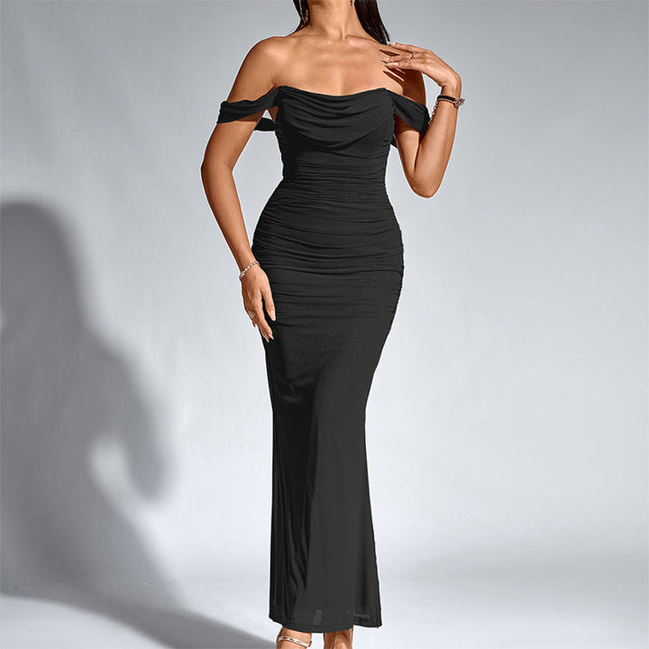 VALENTINI™ – Schickes schulterfreies, gerafftes Meerjungfrauen-Abendkleid