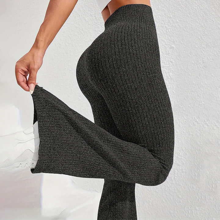 PILA™ – Kuschelige High Waist Schlaghose Yogahose