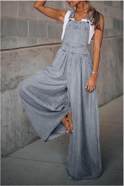 URA™ - Vintage-Overall mit weitem Bein