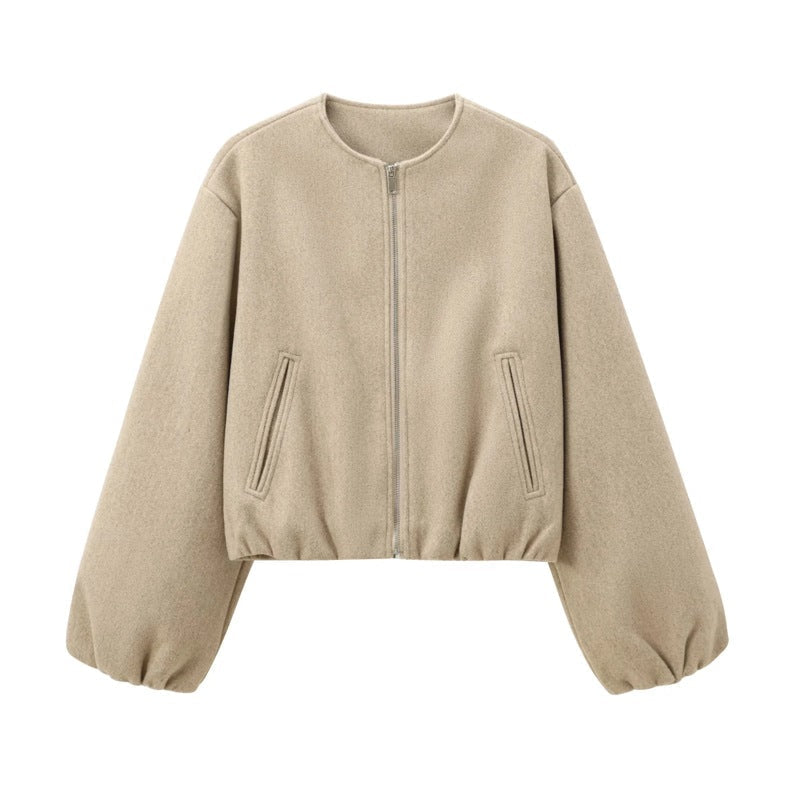 ARMINDA™ – Lässige Jacke mit Ballonärmeln