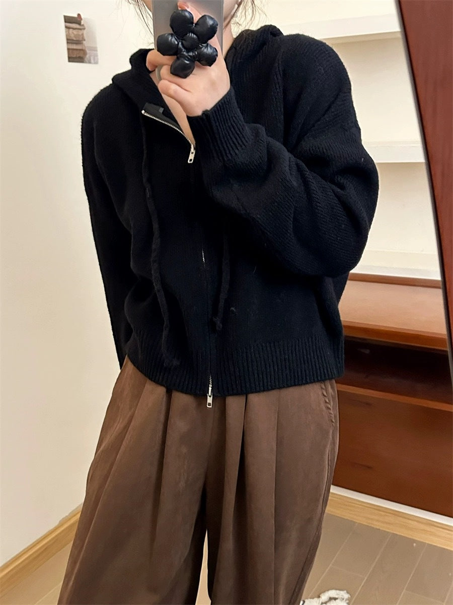 ARLENE™ – Kuschelig weicher Kapuzen-Cardigan mit langen Ärmeln