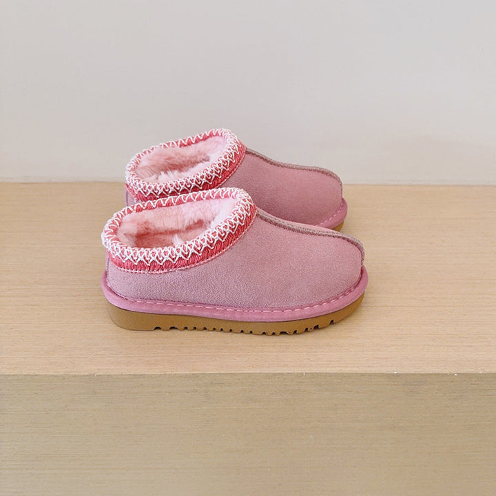 HALO™ - Bequeme, flauschige Outdoor-Pantoletten aus geflochtenem Wildleder
