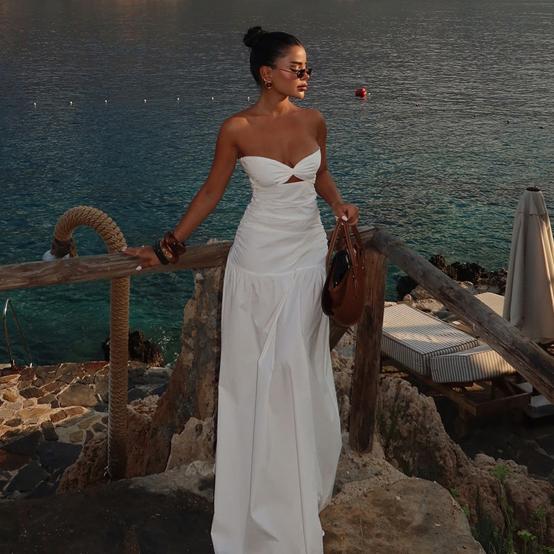 DIWATA™ - Lässiges ärmelloses Strandkleid
