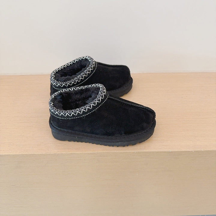 HALO™ - Bequeme, flauschige Outdoor-Pantoletten aus geflochtenem Wildleder
