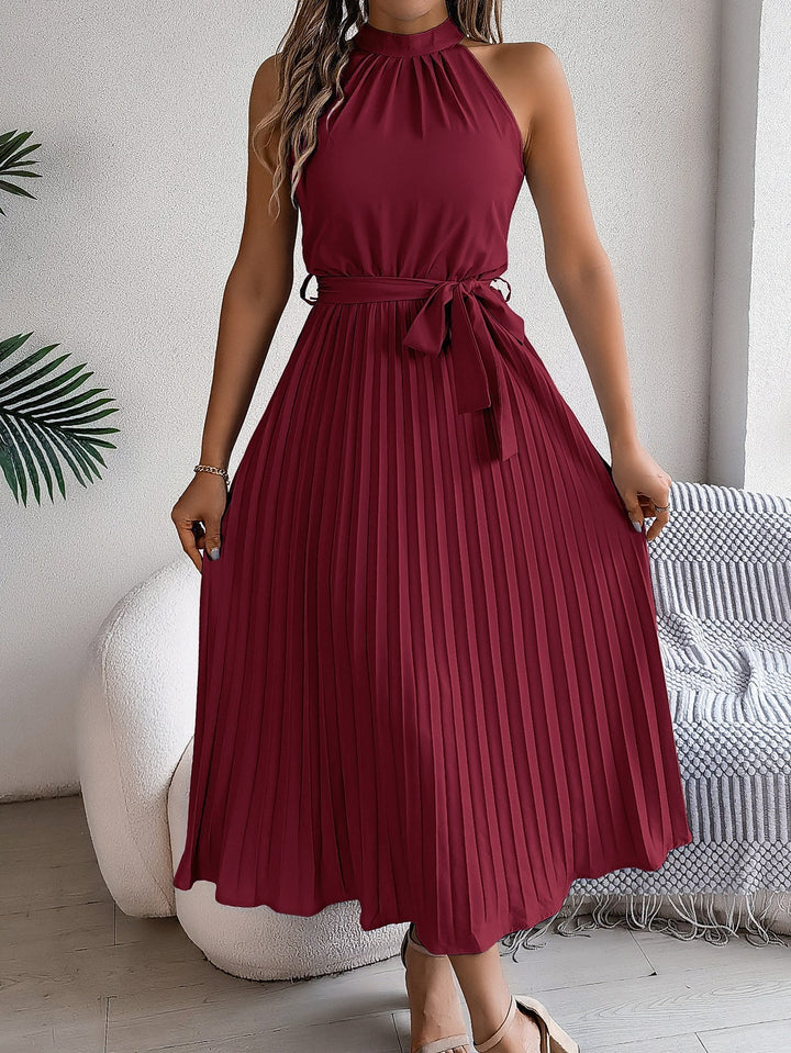 CEDRINE™ – Anmutiges plissiertes Midikleid