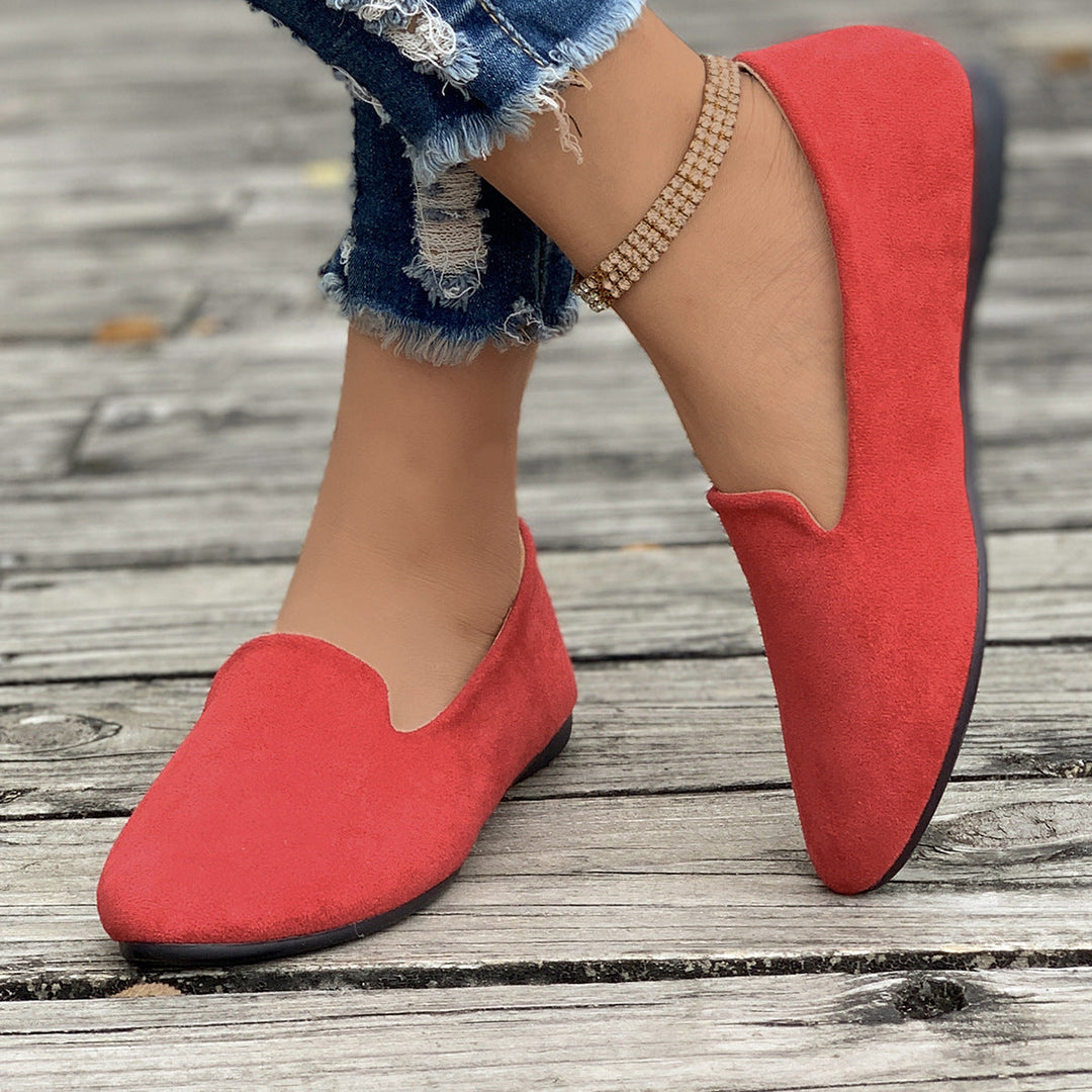 JANELLE™ – Legere, bequeme Ballerinas mit spitzer Zehenpartie