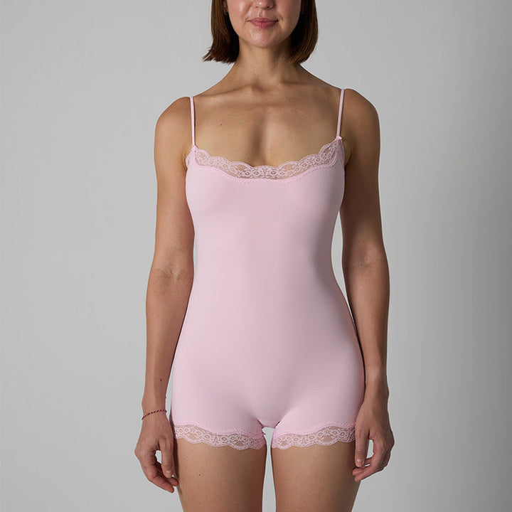 MARILYN™ – Schicker, schmaler, nahtloser Body mit Spaghettiträgern