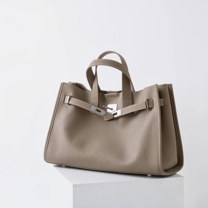 BEVERLEY™ - Große Shopper-Tasche aus echtem Rindsleder für Arbeit & Reisen