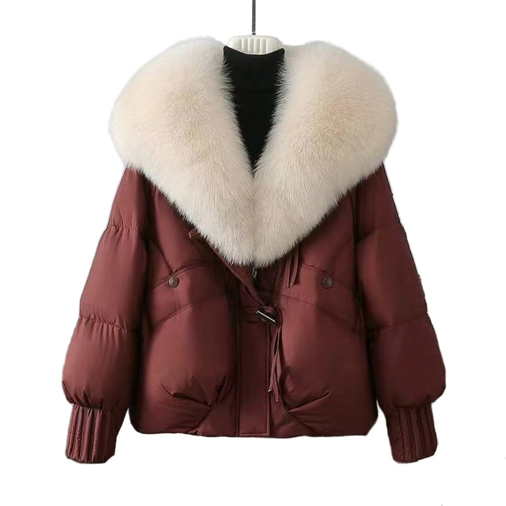 ELIZA™ - Winter Kurzpelzkragen Jacke