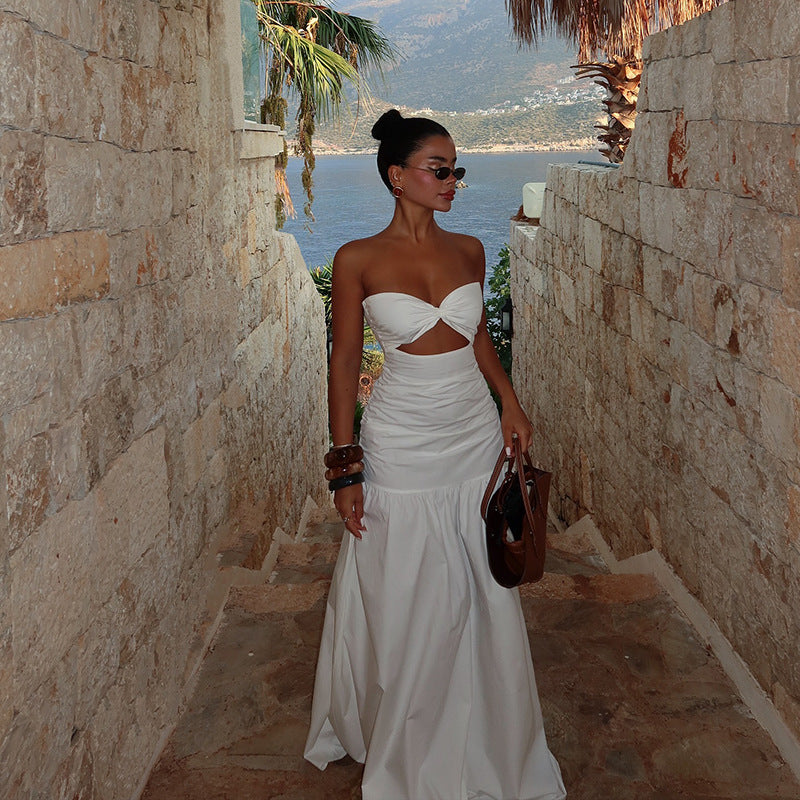 DIWATA™ - Lässiges ärmelloses Strandkleid