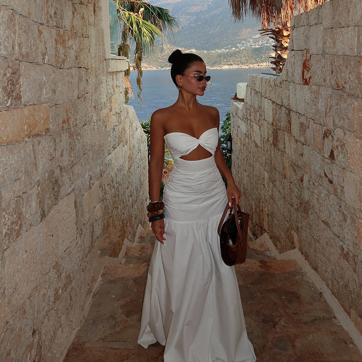 DIWATA™ - Lässiges ärmelloses Strandkleid