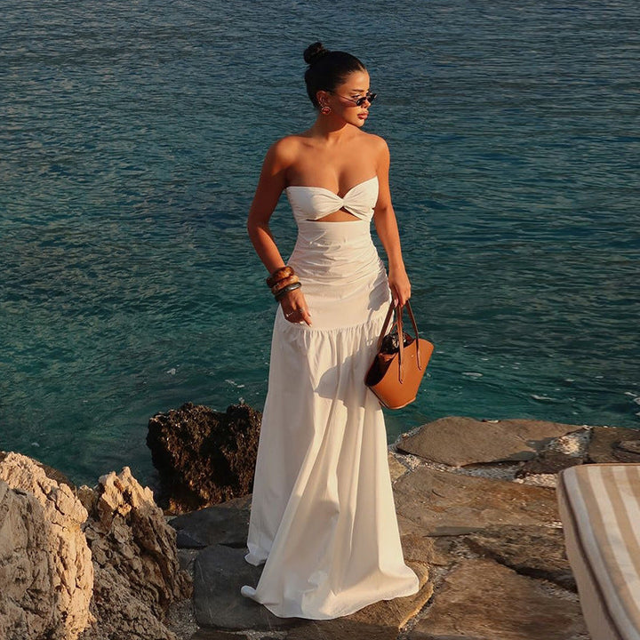 DIWATA™ - Lässiges ärmelloses Strandkleid
