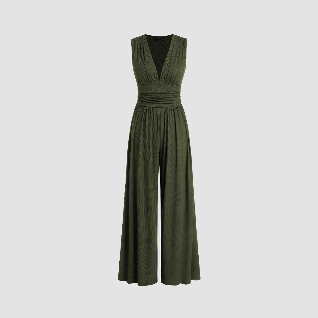 MARLOWE™ – Eleganter geraffter Freizeit-Jumpsuit