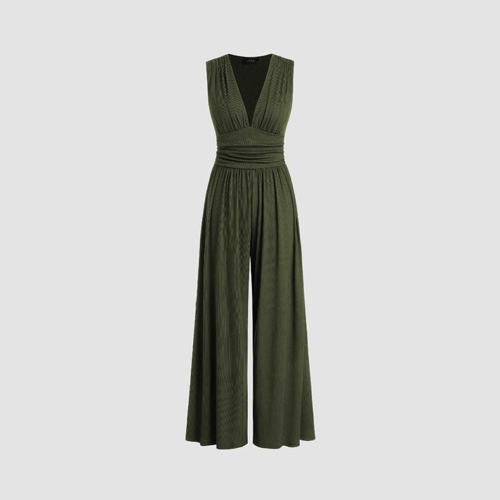 MARLOWE™ – Eleganter geraffter Freizeit-Jumpsuit