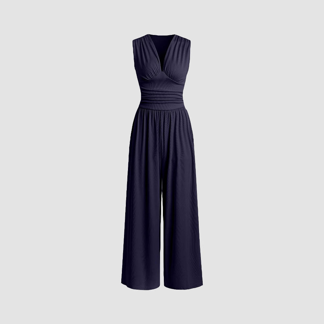 MARLOWE™ – Eleganter geraffter Freizeit-Jumpsuit