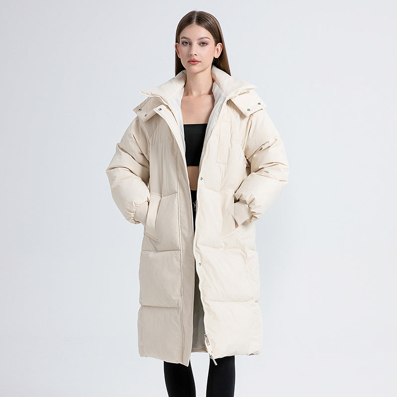 GIGATY™ – Klassischer Kapuzen-Daunenparka lang