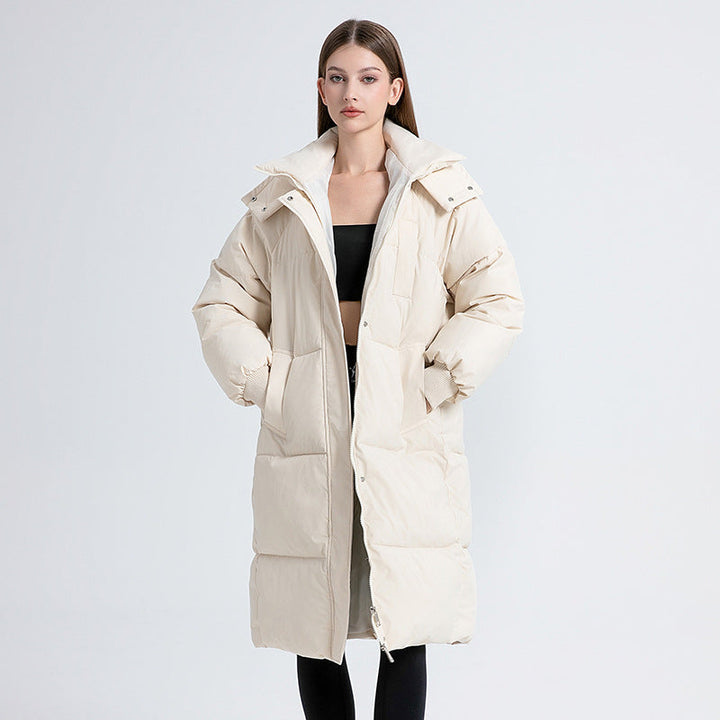 GIGATY™ – Klassischer Kapuzen-Daunenparka lang