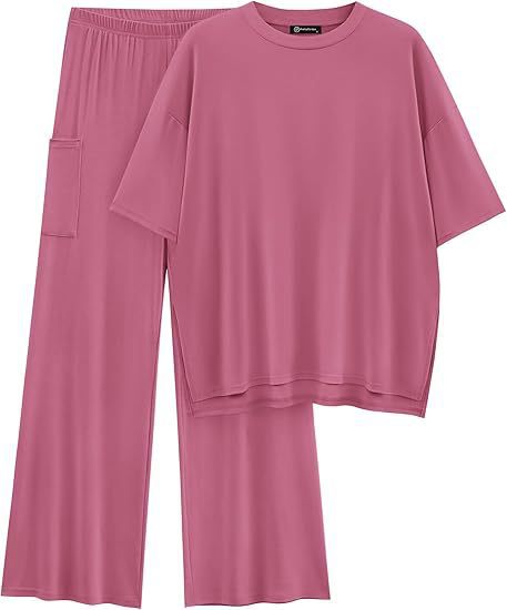 FILTA™ - Leger geschnittenes Basic-Oberteil und Hose mit Gummizugbund im Set