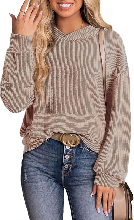 FORTUNA™ – Kuscheliger weicher lässiger Langarm-Kapuzenpullover