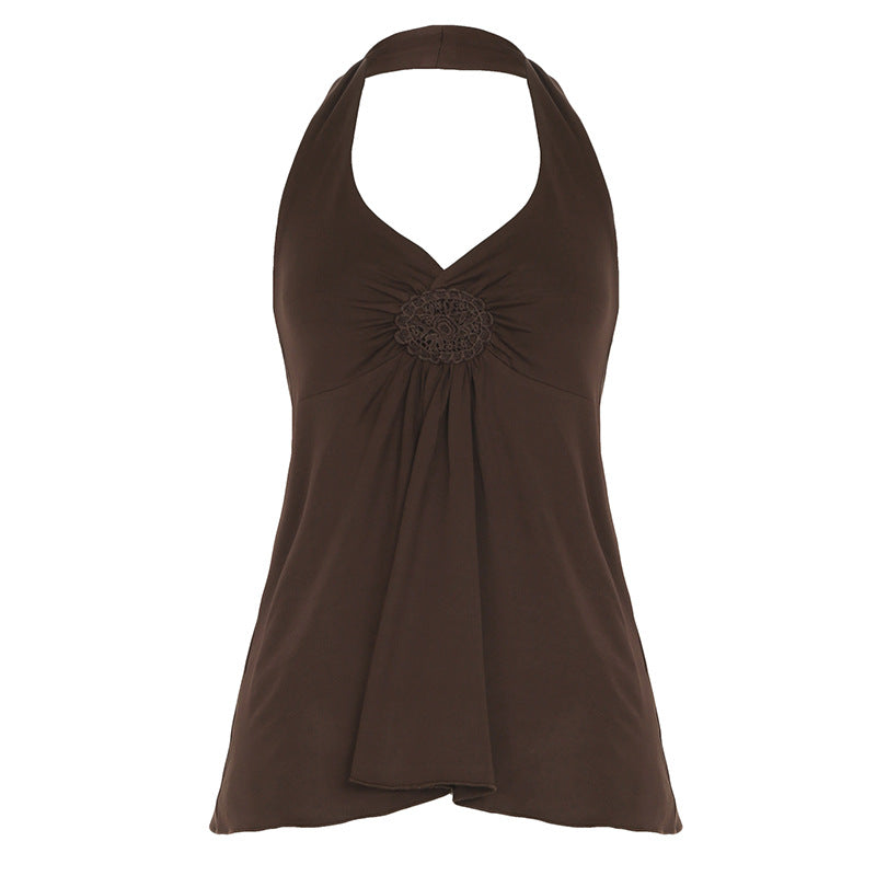 ELSATI™ – Freizeitliches Basic Neckholder-Top