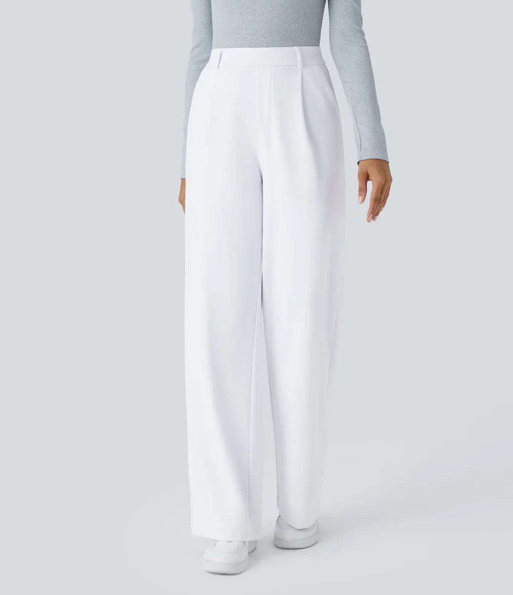 CHARMIE™ - Lässige High Waist Hose mit geradem Bein