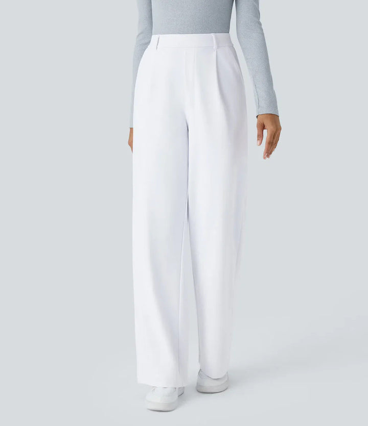 CHARMIE™ - Lässige High Waist Hose mit geradem Bein
