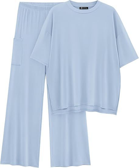 FILTA™ - Leger geschnittenes Basic-Oberteil und Hose mit Gummizugbund im Set