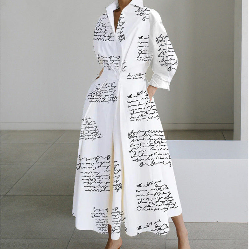 SOFER™ - Elegantes Wickel-Maxikleid mit Kragen
