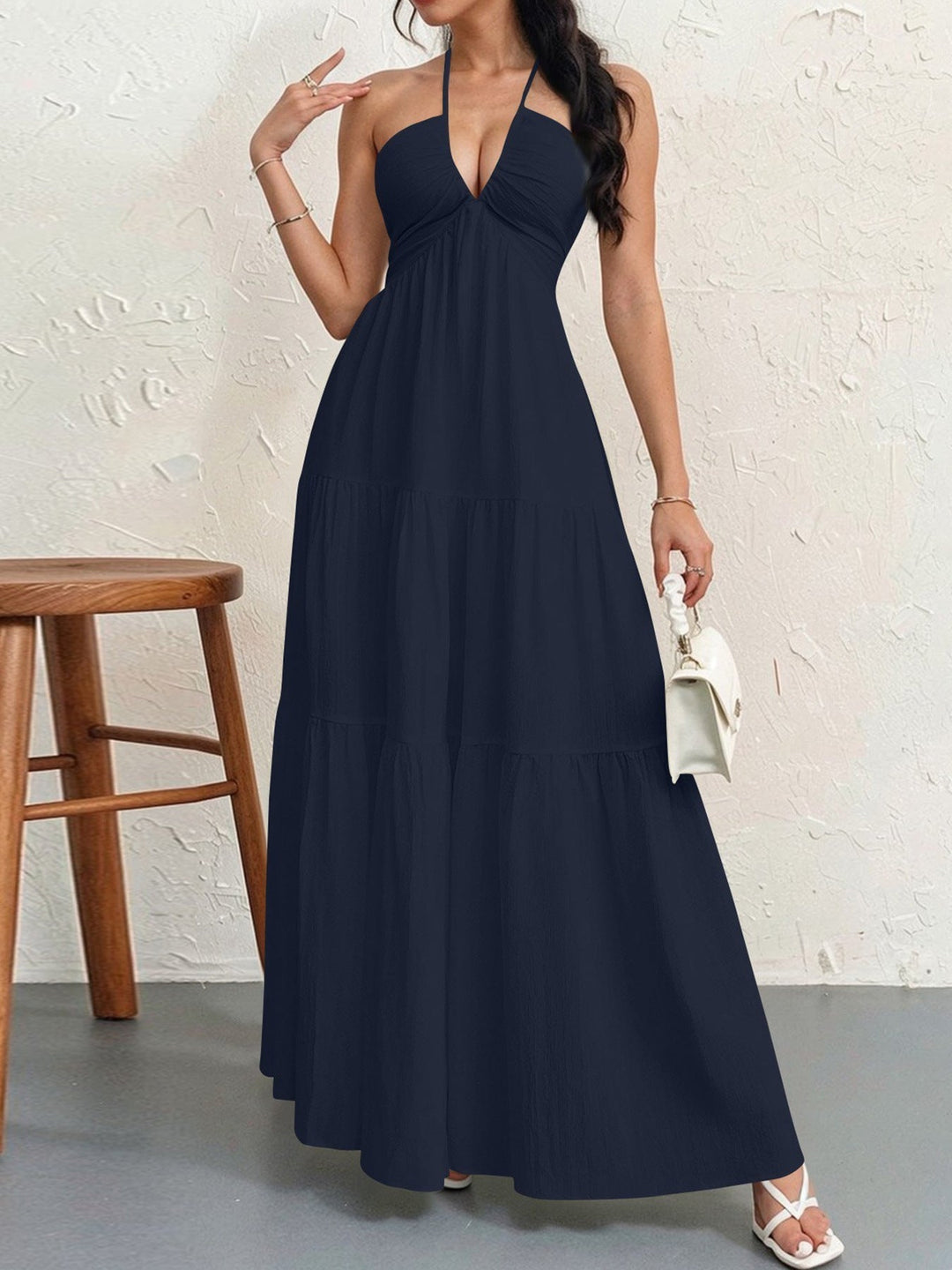 WALO™ - Lässiges, ärmelloses Sommer-Maxikleid mit lockerer Passform