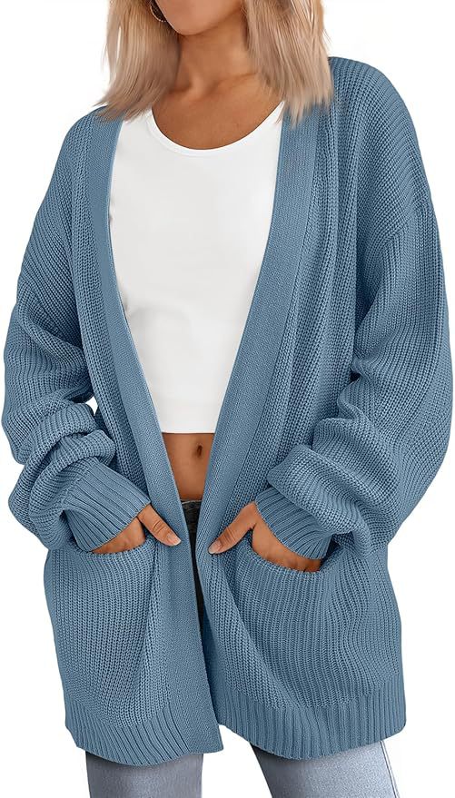 HANSEL™ - Leichter, locker sitzender Cardigan mit V-Ausschnitt