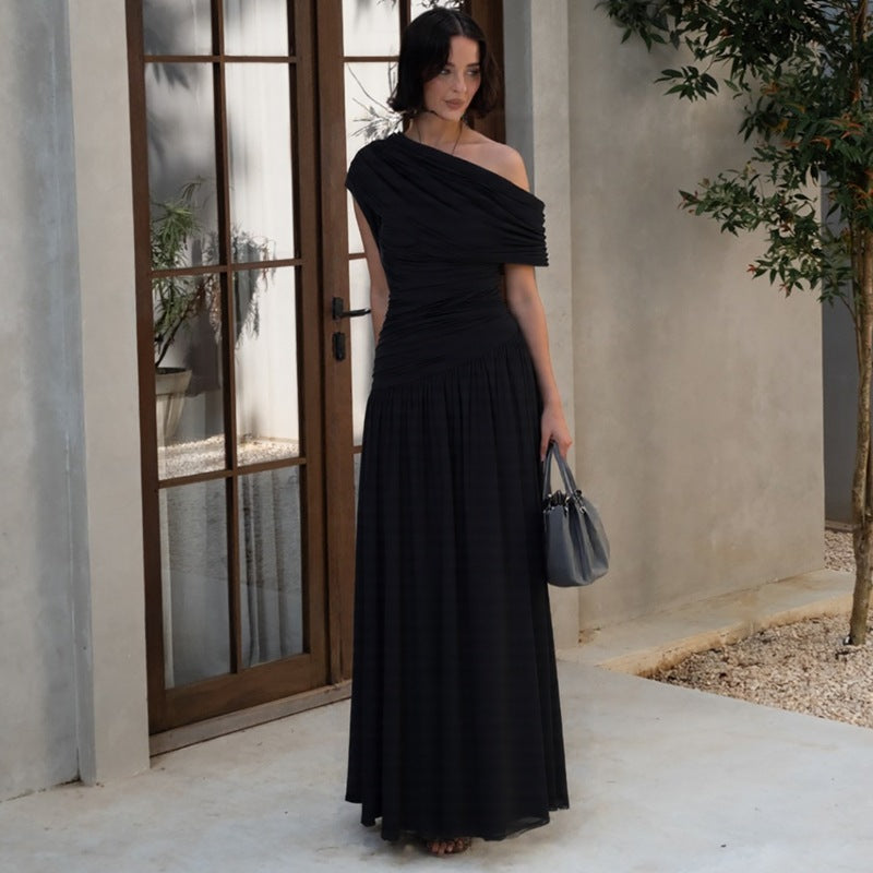 KAWALI™ - Elegantes, schulterfreies Abend-Maxikleid