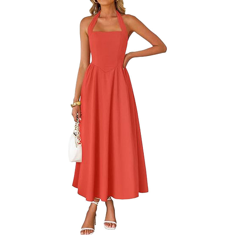 BILLIE™ - Ärmelloses A-Linien-Sommerkleid mit Reißverschlusstasche für Damen