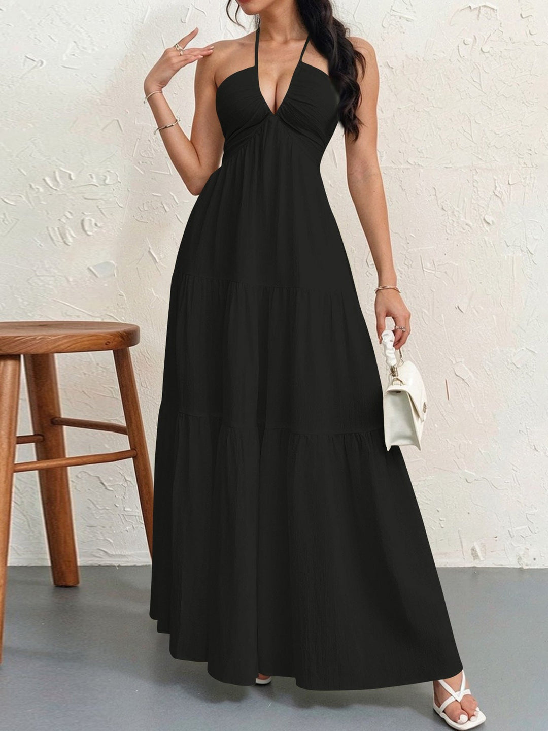 WALO™ - Lässiges, ärmelloses Sommer-Maxikleid mit lockerer Passform