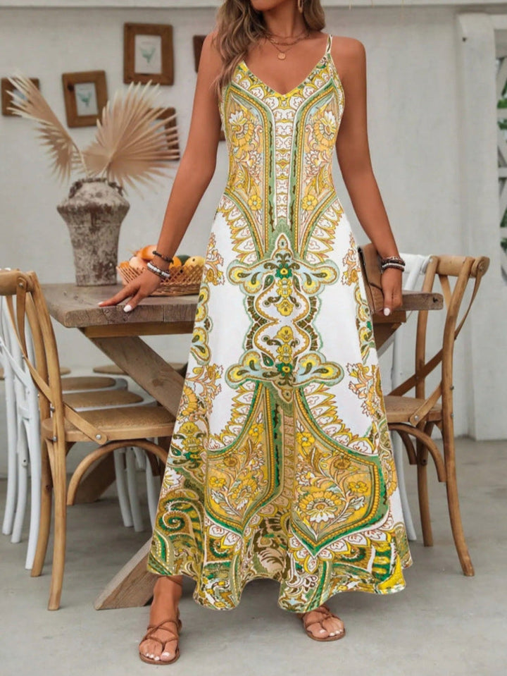 ROSARIO™ – Elegantes ärmelloses Maxikleid mit Trägern für den Sommer
