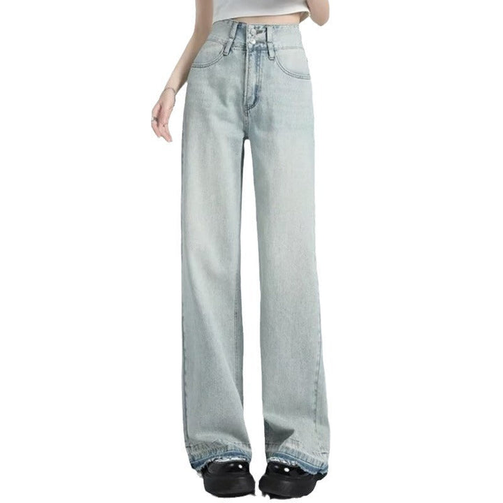 MAVINA™ – Sommer Loose Fit Saum Jeans