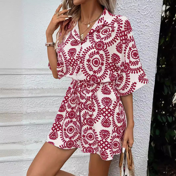 CASSIA™ - Eleganter Sommer-Blumen-Boho-Jumpsuit