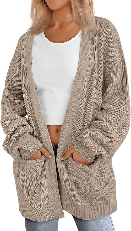 HANSEL™ - Leichter, locker sitzender Cardigan mit V-Ausschnitt