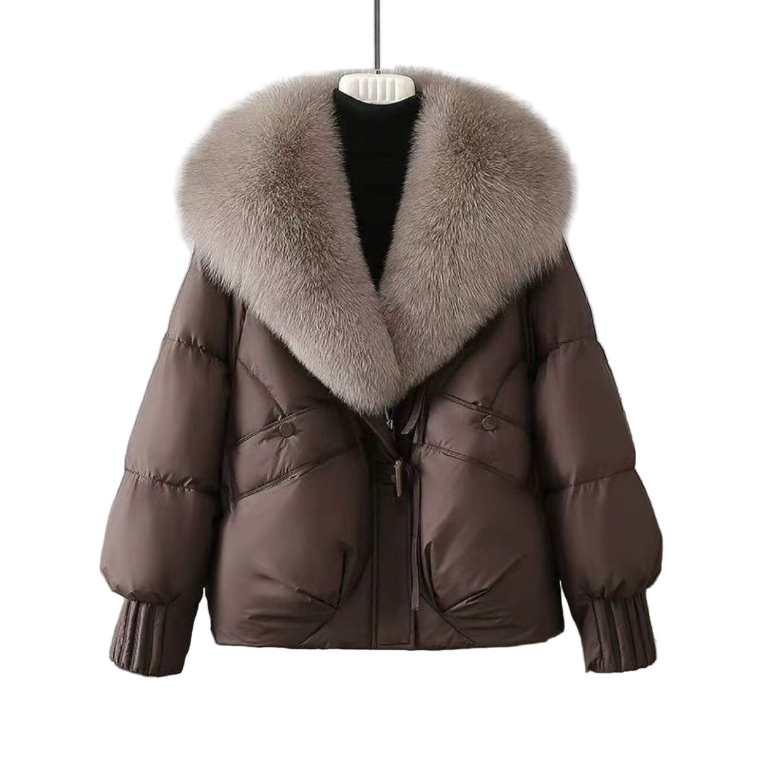 ELIZA™ - Winter Kurzpelzkragen Jacke