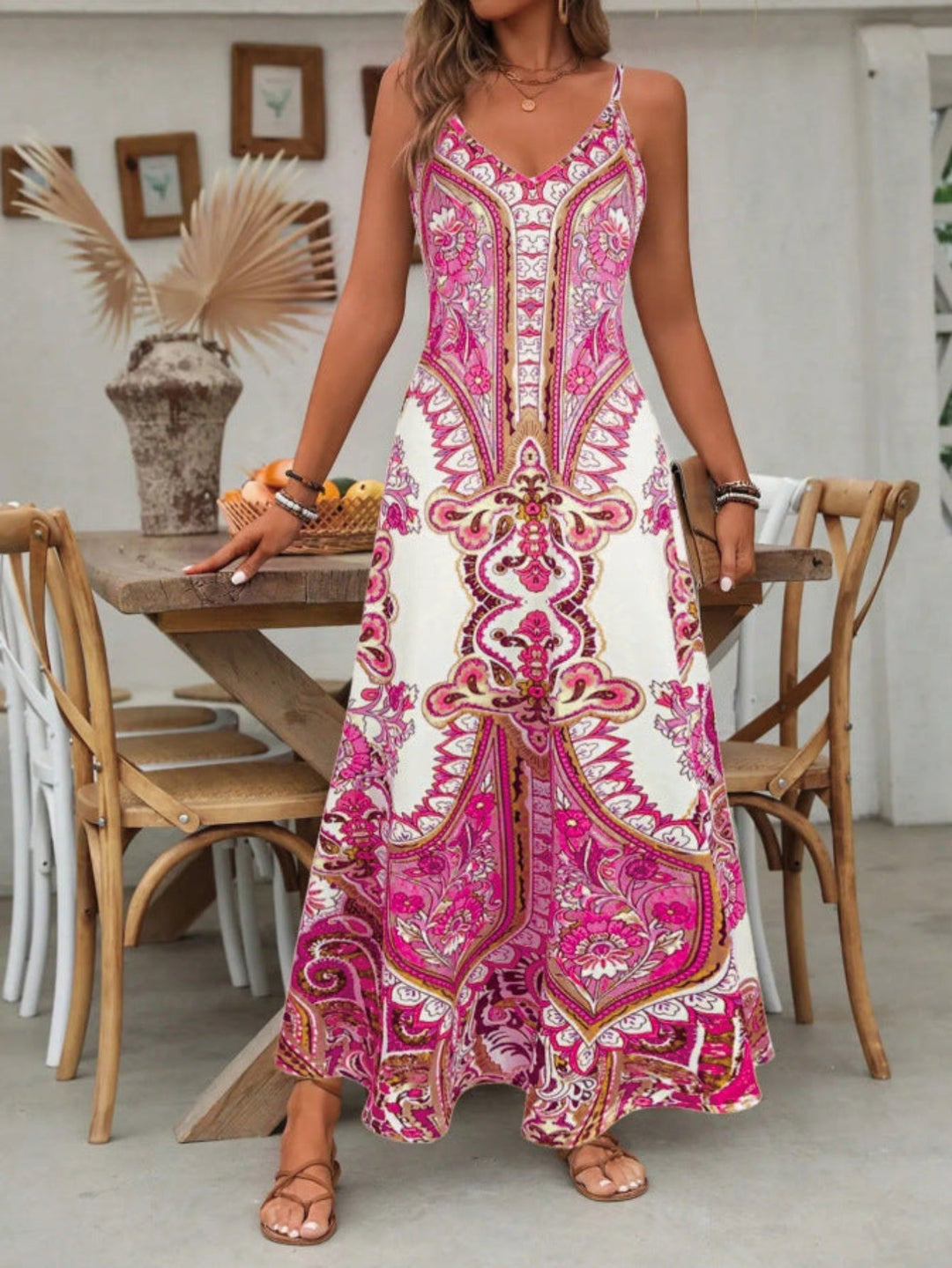 ROSARIO™ – Elegantes ärmelloses Maxikleid mit Trägern für den Sommer