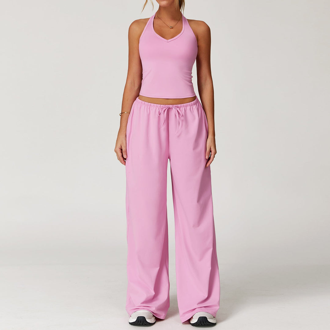 ARAYA™ - Set aus lässigem Crop-Tanktop und Hose mit weitem Bein