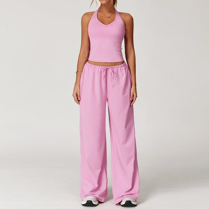 ARAYA™ - Set aus lässigem Crop-Tanktop und Hose mit weitem Bein