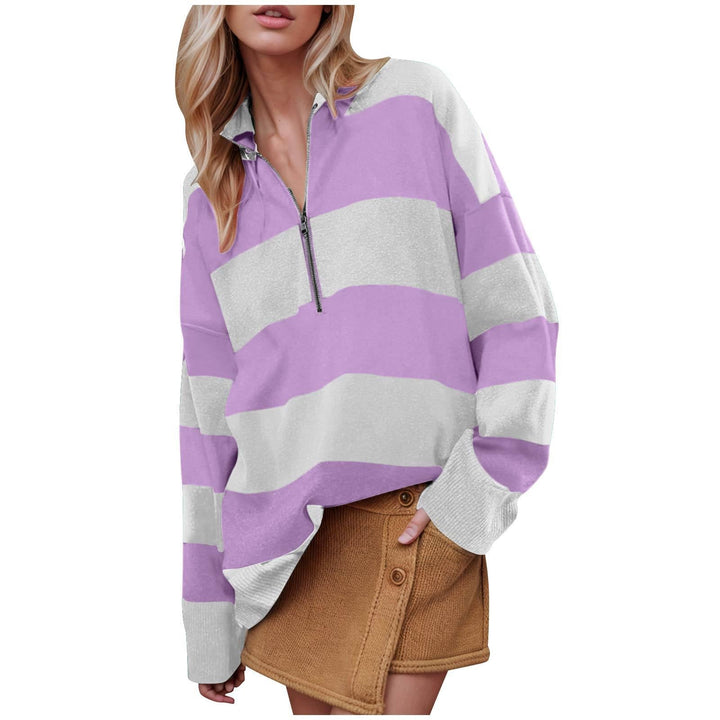 CAMILLA™ - Gemütlicher Langarm-Pullover mit halbem Reißverschluss