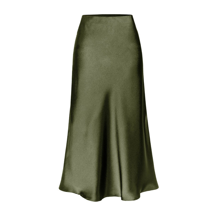 KEITH™ – Eleganter Midirock mit hohem Bund und Seitenschlitz