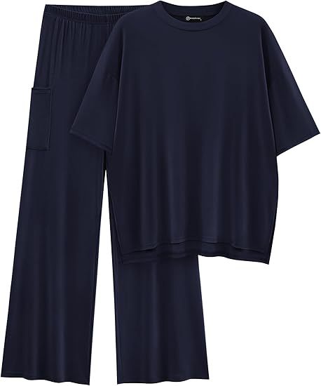 FILTA™ - Leger geschnittenes Basic-Oberteil und Hose mit Gummizugbund im Set