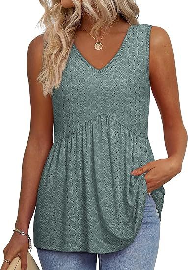 ELIORA™ - Müheloses, fließendes, ärmelloses Tanktop