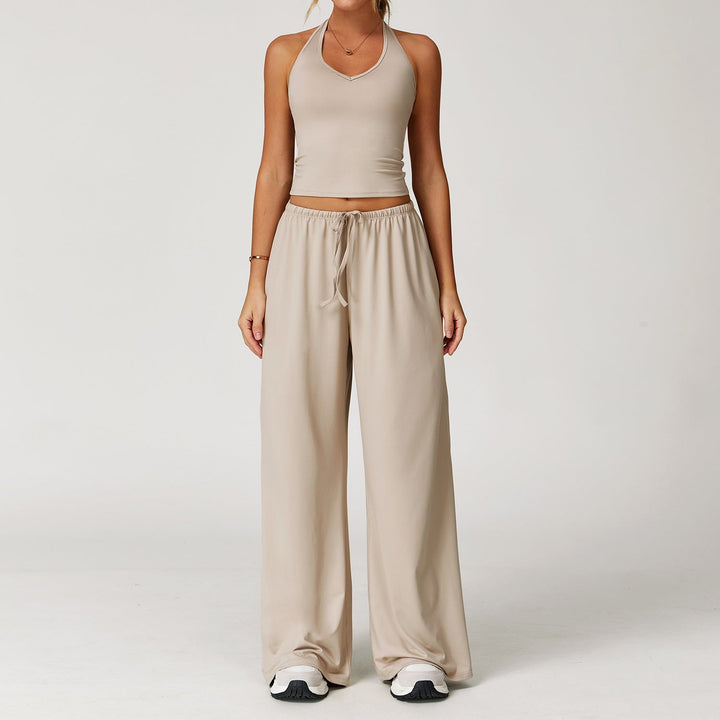 ARAYA™ - Set aus lässigem Crop-Tanktop und Hose mit weitem Bein