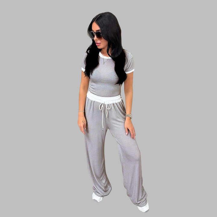PLATU™ - Freizeit-Set aus Kurzarmshirt und weiter Hose