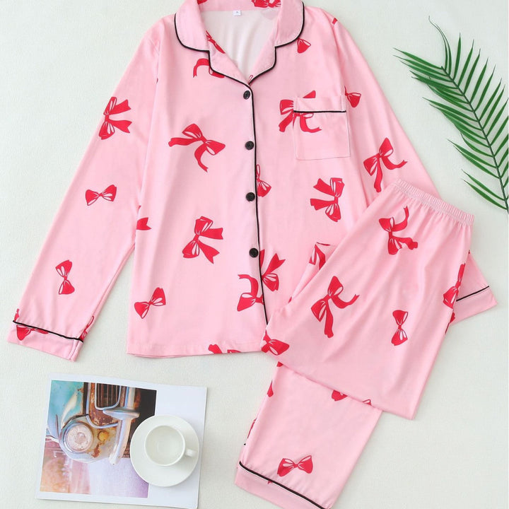 MERIDA™ - Bequemes Langarm-Top- und Pyjama-Set